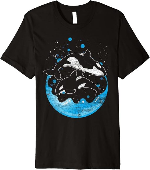 Ocean Animal Lover Killer Whale Lover Orca Premium T-Shirt