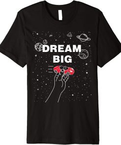 Racing to MARS DREAM BIG black Premium T-Shirt